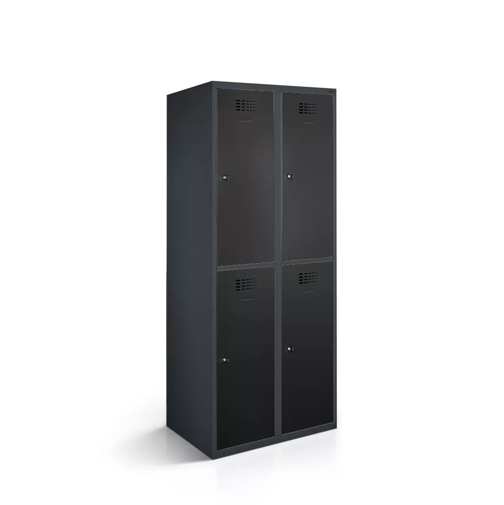 Garderobenspind 4 Türen Breite 60 cm