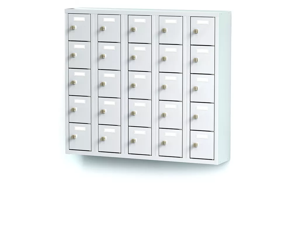 Mini-Schließfachschrank 25 Fächer sofort lieferbar