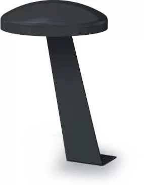 Fester Helmhalter Höhe 25 cm Farbe Korpus: 7016 (Anthrazitgrau)