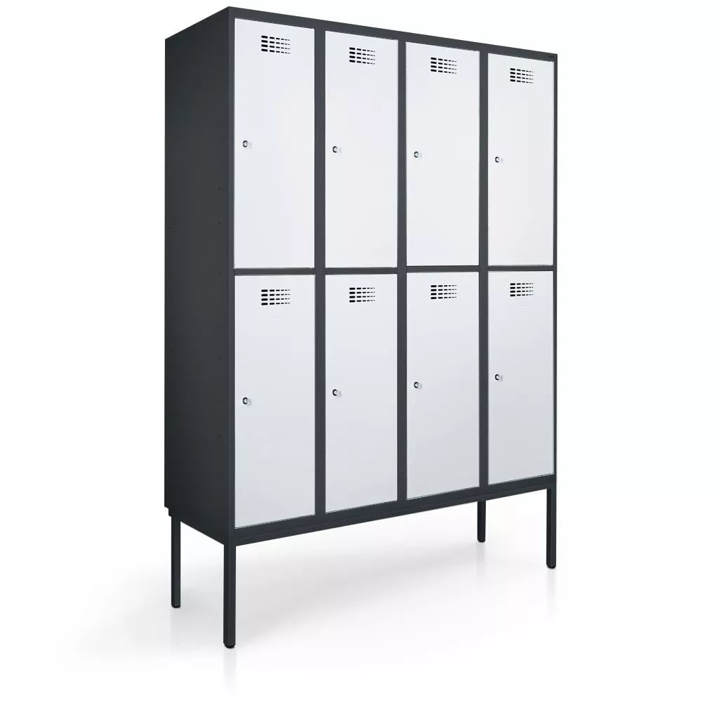 Garderobenspind 8 Türen Breite 120 cm