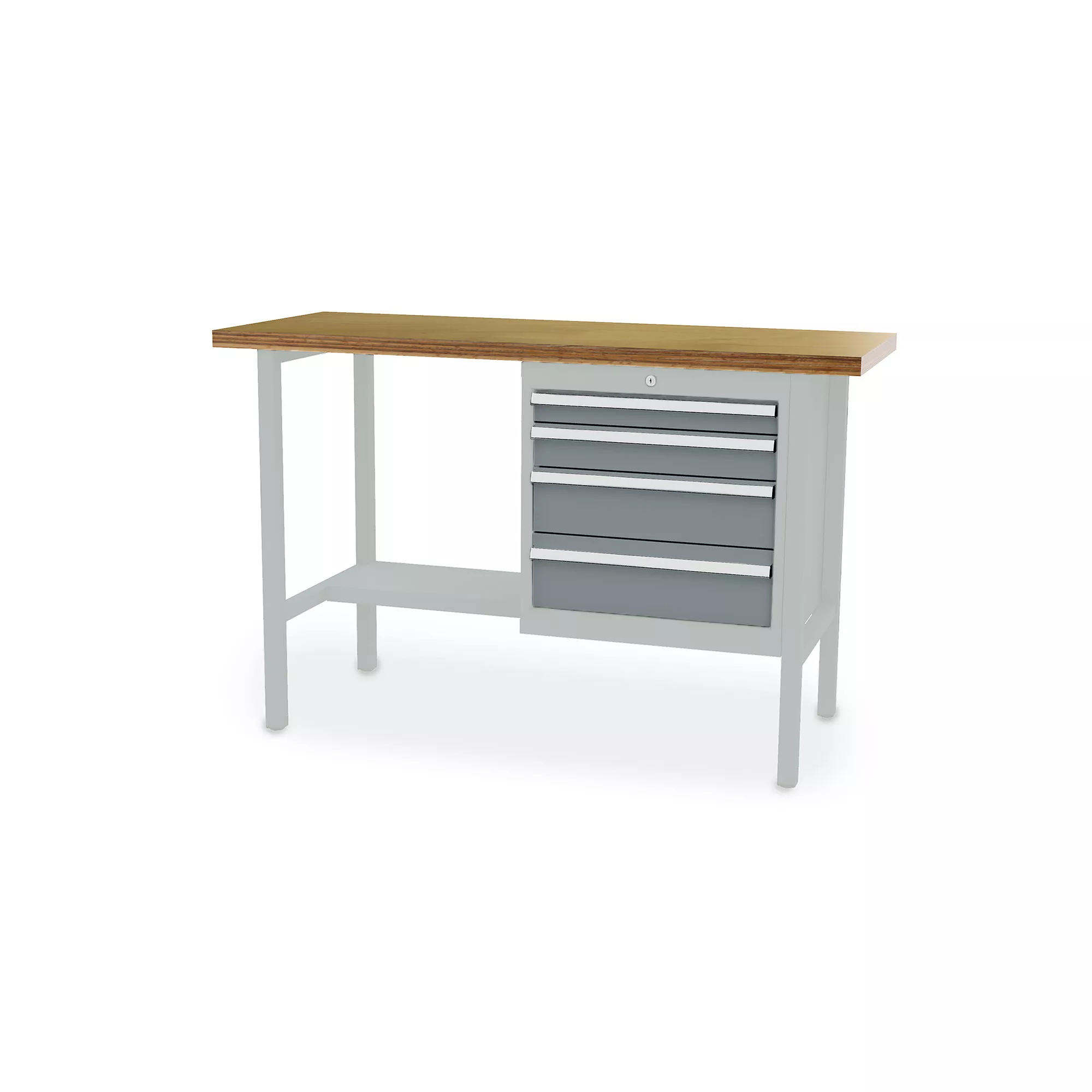 Werkbank mit 4 Auszügen 1500x600x960