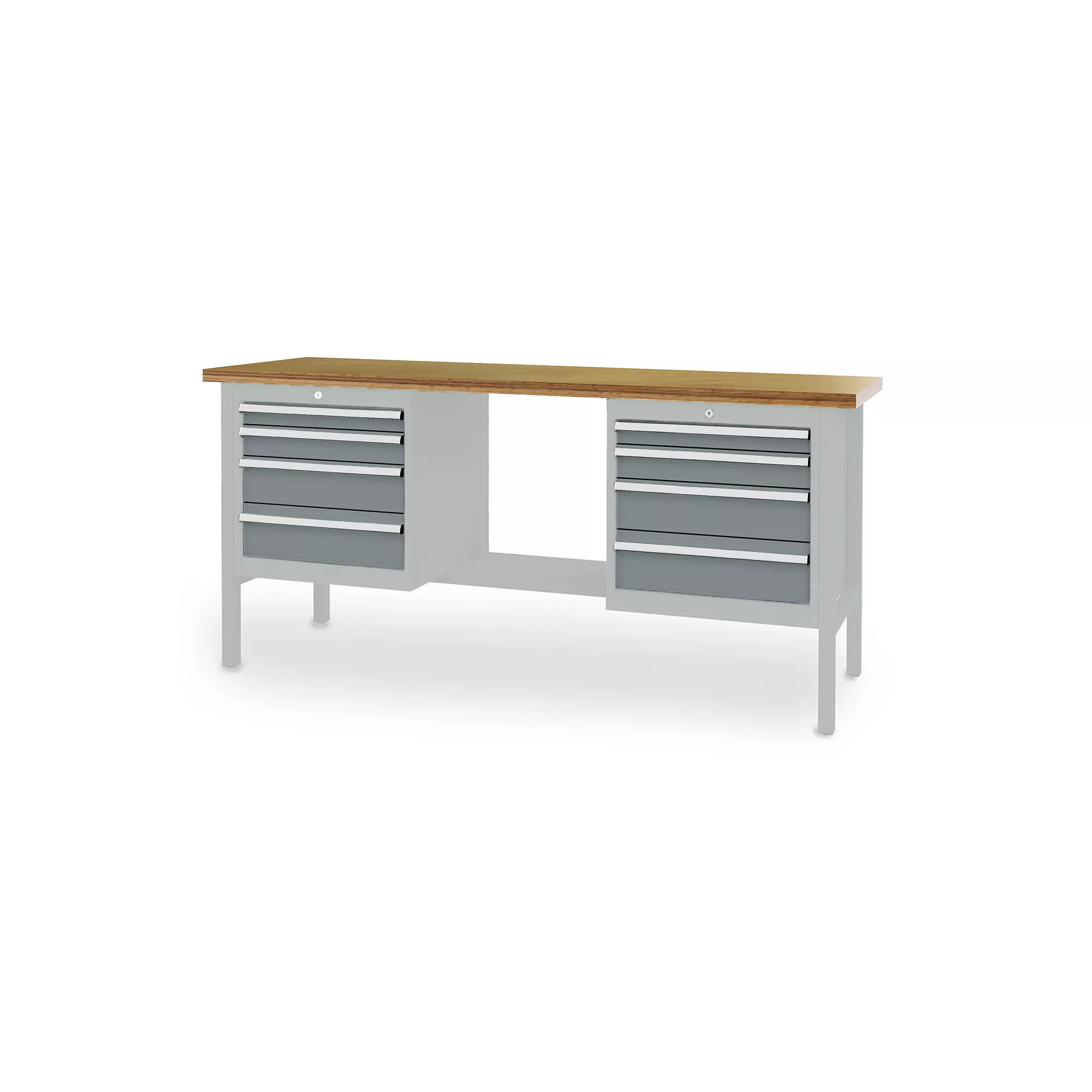 Werkbank mit 8 Auszügen 2000x600x960