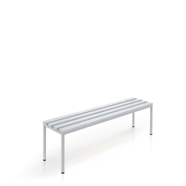rotstahl® Sitzbank 160 cm mit Kunststoffleisten